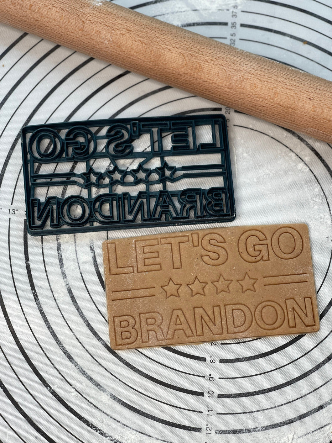 Let’s GO Brandon Cookie Cutter & Mold 5-Inch-Scale Produced by 3D Kitchen Art