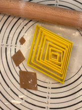 Load image into Gallery viewer, Premium Quality Set if 7 “Rhomb” Cake, Biscuit &amp; Cookie Cuttes Produced by 3D Kitchen Art
