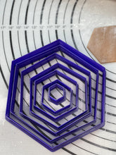 Load image into Gallery viewer, Premium Quality Set if 7 “Hexagon” Cake, Biscuit &amp; Cookie Cuttes Produced by 3D Kitchen Art
