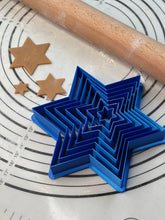 Load image into Gallery viewer, Premium Quality Set if 7 “David’s Star” Cake, Biscuit &amp; Cookie Cuttes Produced by 3D Kitchen Art
