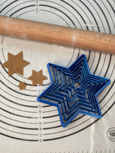 Load image into Gallery viewer, Premium Quality Set if 7 “David’s Star” Cake, Biscuit &amp; Cookie Cuttes Produced by 3D Kitchen Art
