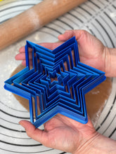 Load image into Gallery viewer, Premium Quality Set if 7 “David’s Star” Cake, Biscuit &amp; Cookie Cuttes Produced by 3D Kitchen Art
