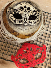 Load image into Gallery viewer, Mask - Artisan Home Baked Bread Stencil 4-Inch-Scale Produced by 3D Kitchen Art
