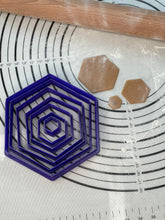 Load image into Gallery viewer, Premium Quality Set if 7 “Hexagon” Cake, Biscuit &amp; Cookie Cuttes Produced by 3D Kitchen Art
