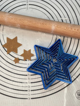 Load image into Gallery viewer, Premium Quality Set if 7 “David’s Star” Cake, Biscuit &amp; Cookie Cuttes Produced by 3D Kitchen Art
