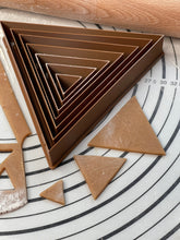 Load image into Gallery viewer, Premium Quality Set if 7 “Triangle” Cake, Biscuit &amp; Cookie Cuttes Produced by 3D Kitchen Art
