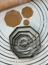 Load image into Gallery viewer, Premium Quality Set if 7 “Octagon” Cake, Biscuit &amp; Cookie Cuttes Produced by 3D Kitchen Art
