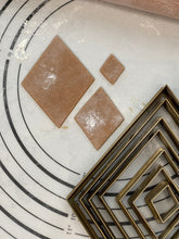 Load image into Gallery viewer, Premium Quality Set if 7 “Rhombus” Cake, Biscuit &amp; Cookie Cuttes Produced by 3D Kitchen Art
