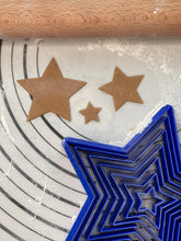 Load image into Gallery viewer, Premium Quality Set if 7 “Star” Cake, Biscuit &amp; Cookie Cuttes Produced by 3D Kitchen Art
