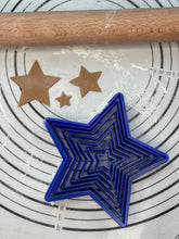 Load image into Gallery viewer, Premium Quality Set if 7 “Star” Cake, Biscuit &amp; Cookie Cuttes Produced by 3D Kitchen Art
