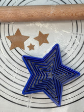 Load image into Gallery viewer, Premium Quality Set if 7 “Star” Cake, Biscuit &amp; Cookie Cuttes Produced by 3D Kitchen Art
