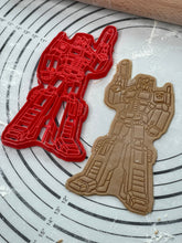 Load image into Gallery viewer, Premium Quality Set of 2 Transformers Autobot Symbol Optimus Prime Cookie Cutters And Molds by 3D Kitchen Art
