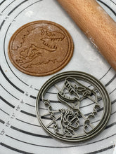 Load image into Gallery viewer, Jurassic Park Logo Cookie Cutter Mold 4-Inch-Scale Produced by 3D Kitchen Art
