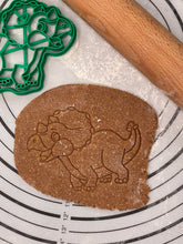 Load image into Gallery viewer, Triceratops Baby Dinosaur Cookie Cutter &amp; Mold 3.5-Inch-Scale Produced by 3D Kitchen Art
